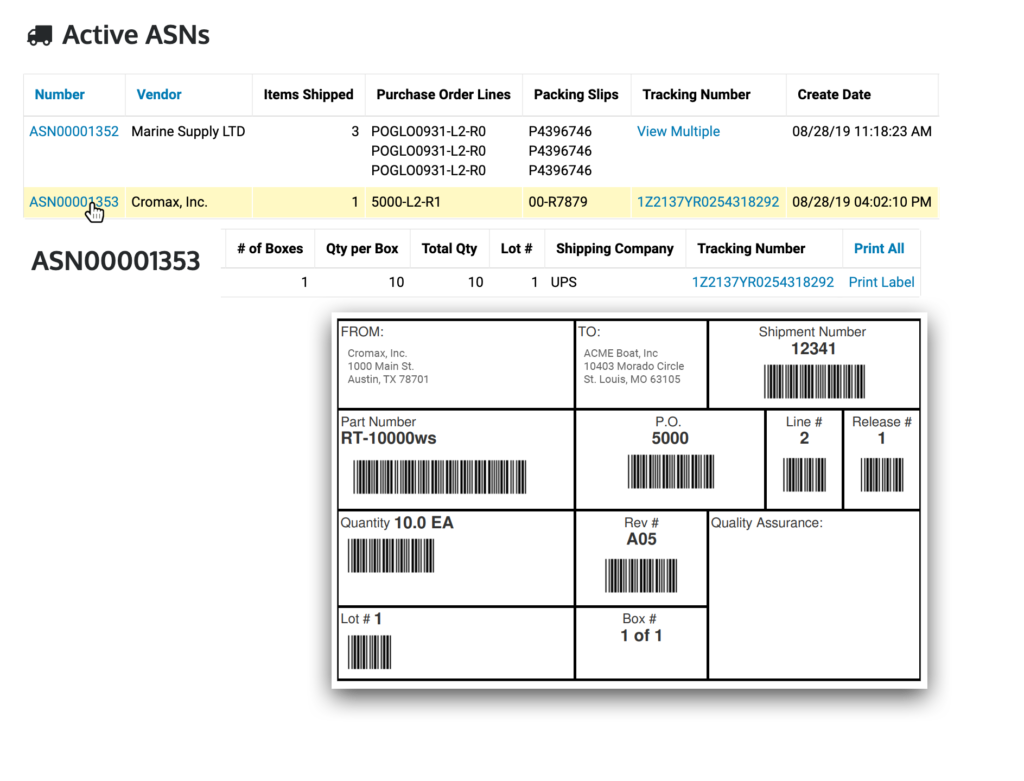 ASN Product Screenshot Test