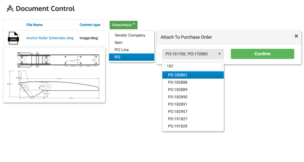 Document Control Product Screenshot