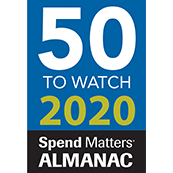 SpendMatters 50 to watch in 2020 badge