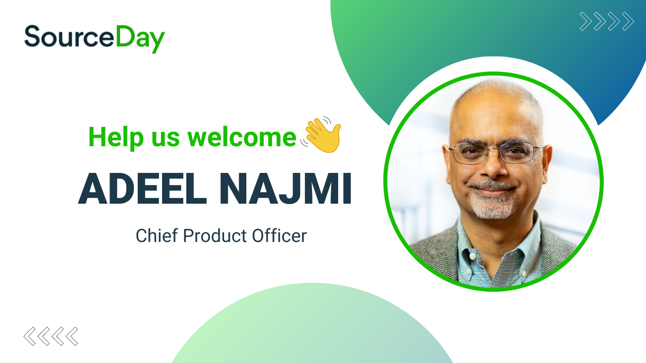 Thumbnail image for SourceDay Hires Supply Chain Industry Veteran Adeel Najmi as Chief Product Officer