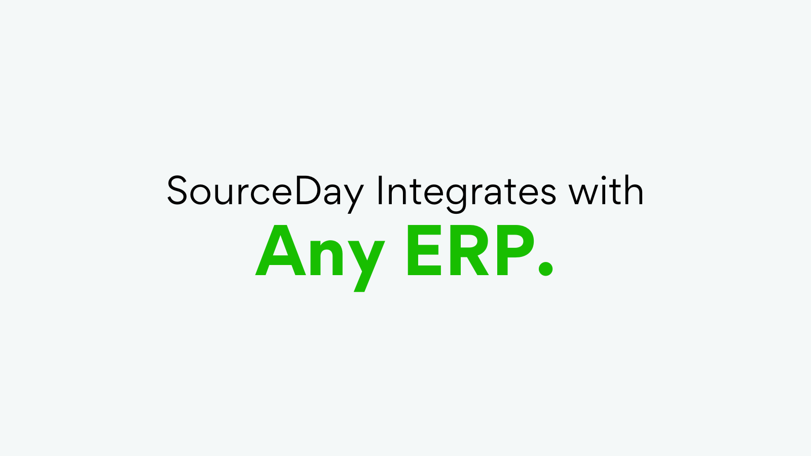 SourceDay for Any ERP logo.