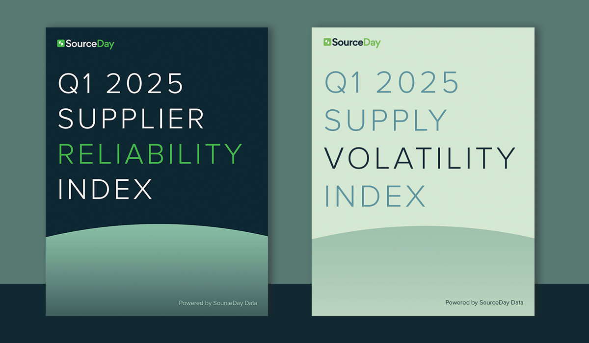 Thumbnail image for SourceDay Debuts Supplier Reliability and Supply Volatility Indexes to Enhance Supply Chain Operations and Mitigate Procurement Risk
