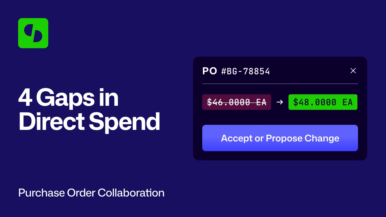 How PO Collaboration Improves Direct Spend Management