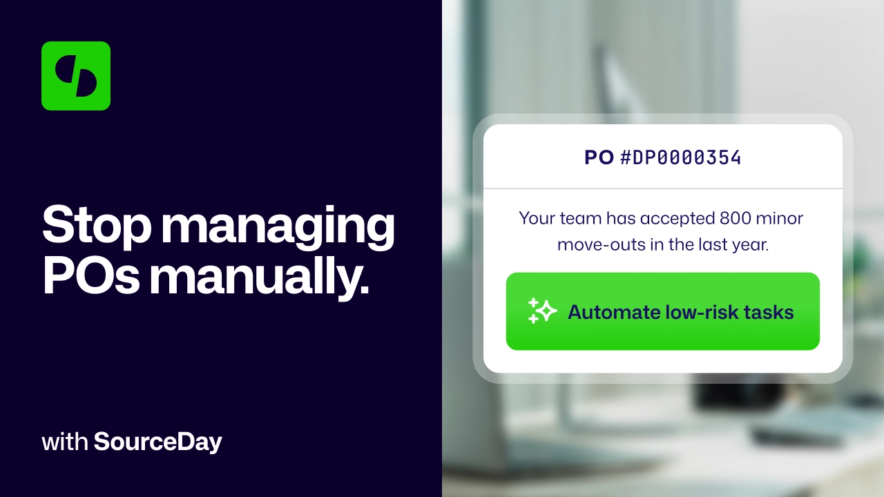 How SourceDay Automates Purchase Order and Supplier Workflows